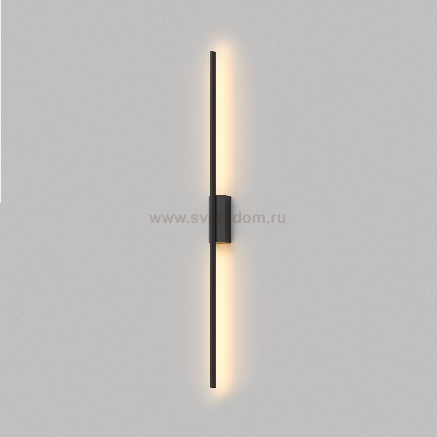 Светильник настенный TRIXRAY, 6.5Вт, 780?мм, 3000К, алюминий, черный