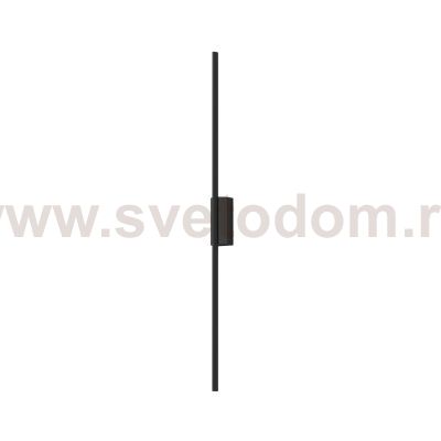 Светильник настенный TRIXRAY, 6.5Вт, 780?мм, 3000К, алюминий, черный