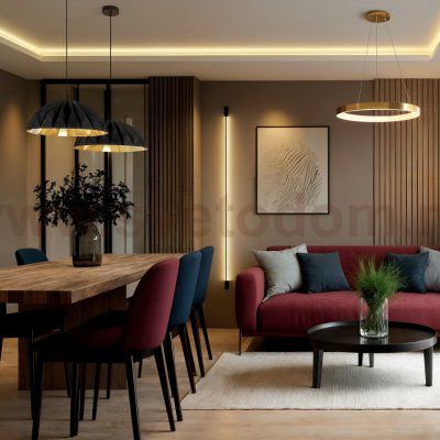 Светильник настенный TRIXRAY, 18Вт, 2200?мм, 3000К, алюминий, черный