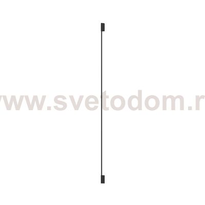 Светильник настенный TRIXRAY, 18Вт, 2200?мм, 3000К, алюминий, черный