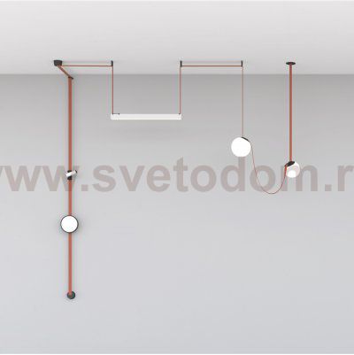 Светильник на шине Denkirs DK5550-BK BELTY ORB