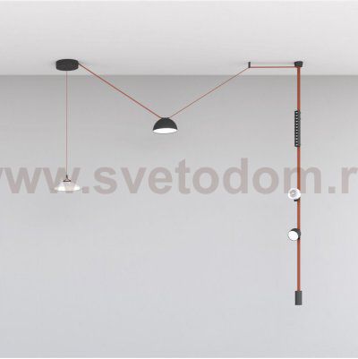 Светильник на шине Denkirs DK5571-BK BELTY GRILL