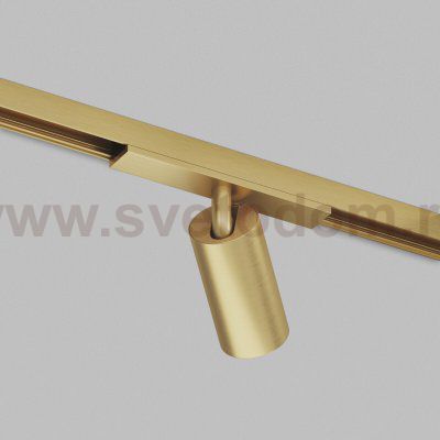 DK5940-SB Светильник трековый SHINE SPOT ZigBee, 48В, 6Вт, 2700-6000K, IP20, сатин. латунь, алюминий