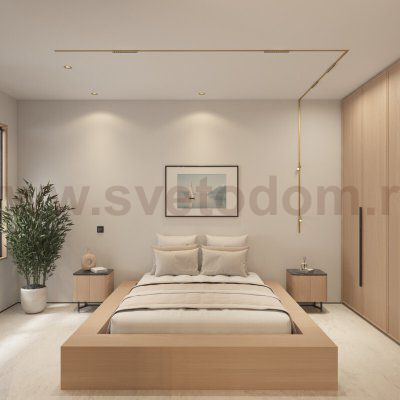 DK5940-SB Светильник трековый SHINE SPOT ZigBee, 48В, 6Вт, 2700-6000K, IP20, сатин. латунь, алюминий