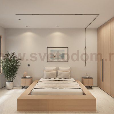 DK5941-DN Светильник трековый SHINE SPOT ZigBee, 48В, 10Вт, 2700-6000K, IP20, темный никель, алюминий