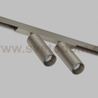 DK5942-DN Светильник трековый SHINE SPOT ZigBee, 48В, 8Вт*2, 2700-6000K, IP20, темный никель, алюминий