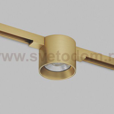 DK5943-SB Светильник трековый SHINE SPOT ZigBee, 48В, 8Вт, 2700-6000K, IP20, сатин. латунь, алюминий