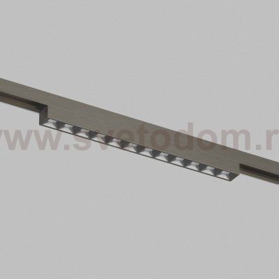 DK5971-DN Светильник трековый SHINE GRILL ZigBee, 48В, 10Вт, 2700-6000K, IP20, темный никель, алюминий