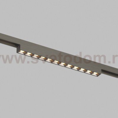 DK5971-DN Светильник трековый SHINE GRILL ZigBee, 48В, 10Вт, 2700-6000K, IP20, темный никель, алюминий