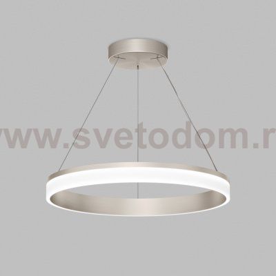 Подвесной светильник RING, ?600 мм, LED, 38Вт, 4000К, алюминий+акрил, сатин. никель