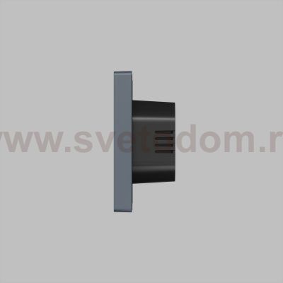 Панель управления умным домом 4? (Wi-Fi / Zigbee / Bluetooth, Tuya / Smart Life), алюминий + закалённое стекло, цвет чёрный