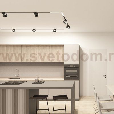 Светильник на шине Denkirs DK8030-BK SMART GRILL