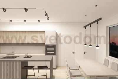 Светильник на шине Denkirs DK8056-BK SMART MOON