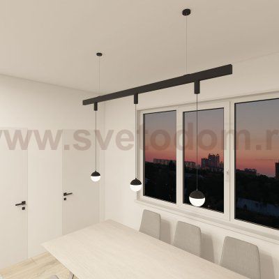 Светильник на шине Denkirs DK8056-BK SMART MOON