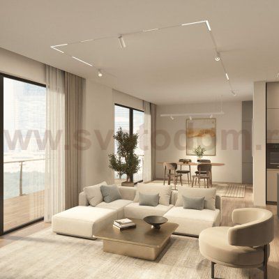 Линейный светильник SIMPLE LINEAR 9W 3000K, белый