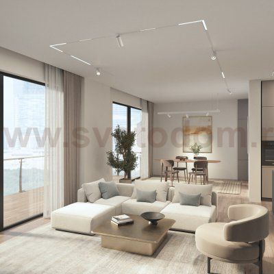 Линейный светильник SIMPLE LINEAR 18W 4000K, белый