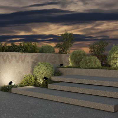 Светильник грунтовый Denkirs DK9800-BK MOSS