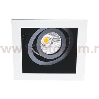 DL 3014 white/black светильник встраиваемый Italline