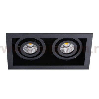 DL 3015 black светильник встраиваемый Italline