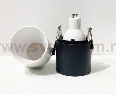 DL 3025 black светильник встраиваемый