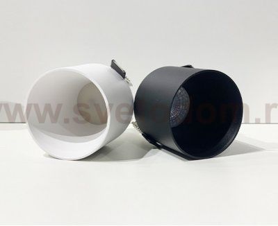 DL 3025 black светильник встраиваемый