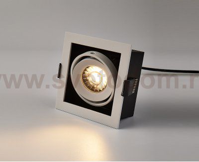 DL 3032 white 4000K светильник встраиваемый поворотный