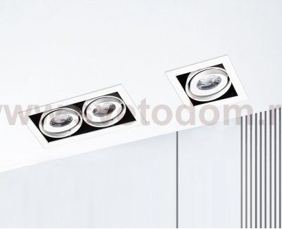 DL 3032 white 4000K светильник встраиваемый поворотный