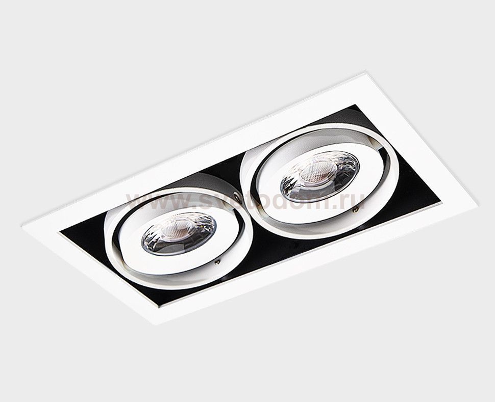 DL 3033 white 3000K светильник встраиваемый поворотный