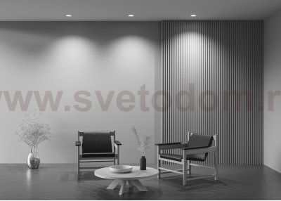 Встраиваемый светильник Maytoni DL001-1-01-W-1 Gyps Modern