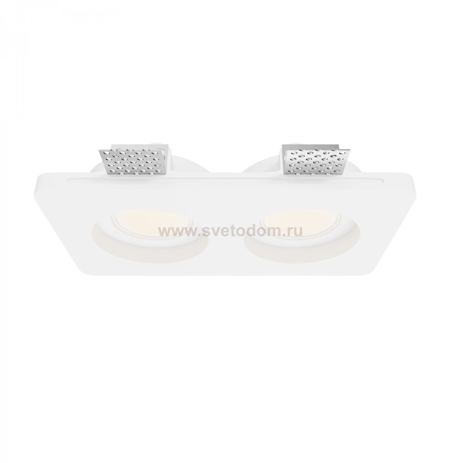 Встраиваемый светильник Maytoni DL002-GU10-02-W Gyps Modern