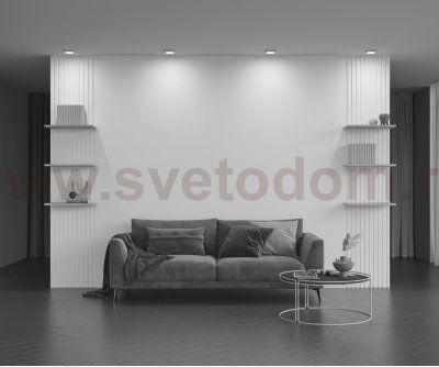 Встроенный светильник Maytoni DL005-1-01-W Gyps