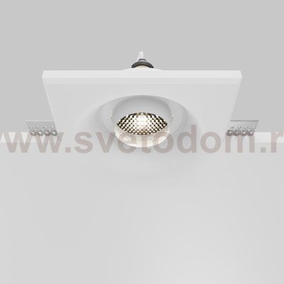 Встраиваемый светильник Maytoni DL006-GU10-RD-W Gyps Modern