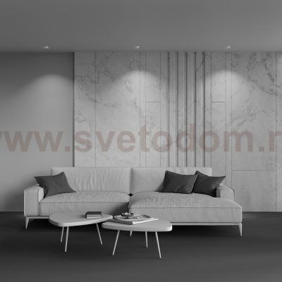 Встраиваемый светильник Maytoni DL006-GU10-RD-W Gyps Modern