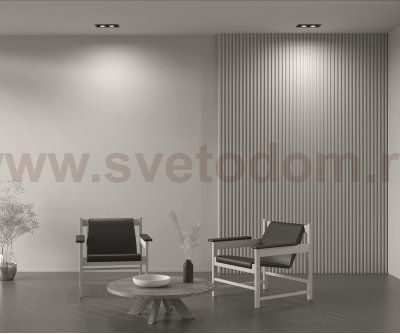 Встроенный светильник Maytoni DL008-2-02-B Metal