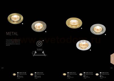 Встроенный светильник Maytoni DL009-2-01-W Metal