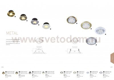 Встроенный светильник Maytoni DL293-01-W Metal