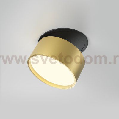 Встраиваемый светильник Maytoni DL024-12W3K-BMG Onda