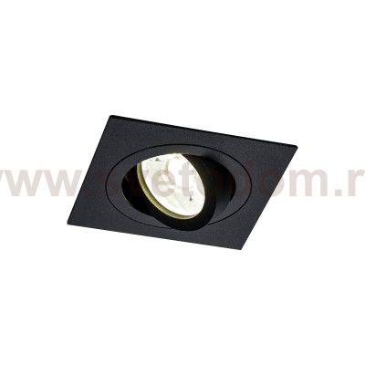 Светильник встраиваемый Maytoni DL024-2-01B черный