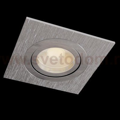 Светильник встраиваемый Maytoni DL024-2-01S никель