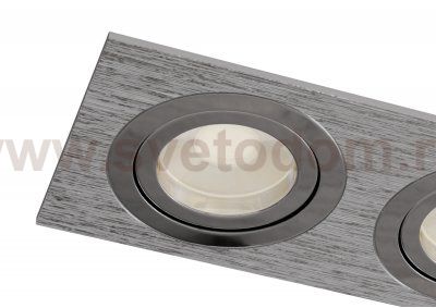 Светильник встраиваемый Maytoni DL024-2-02S серебро