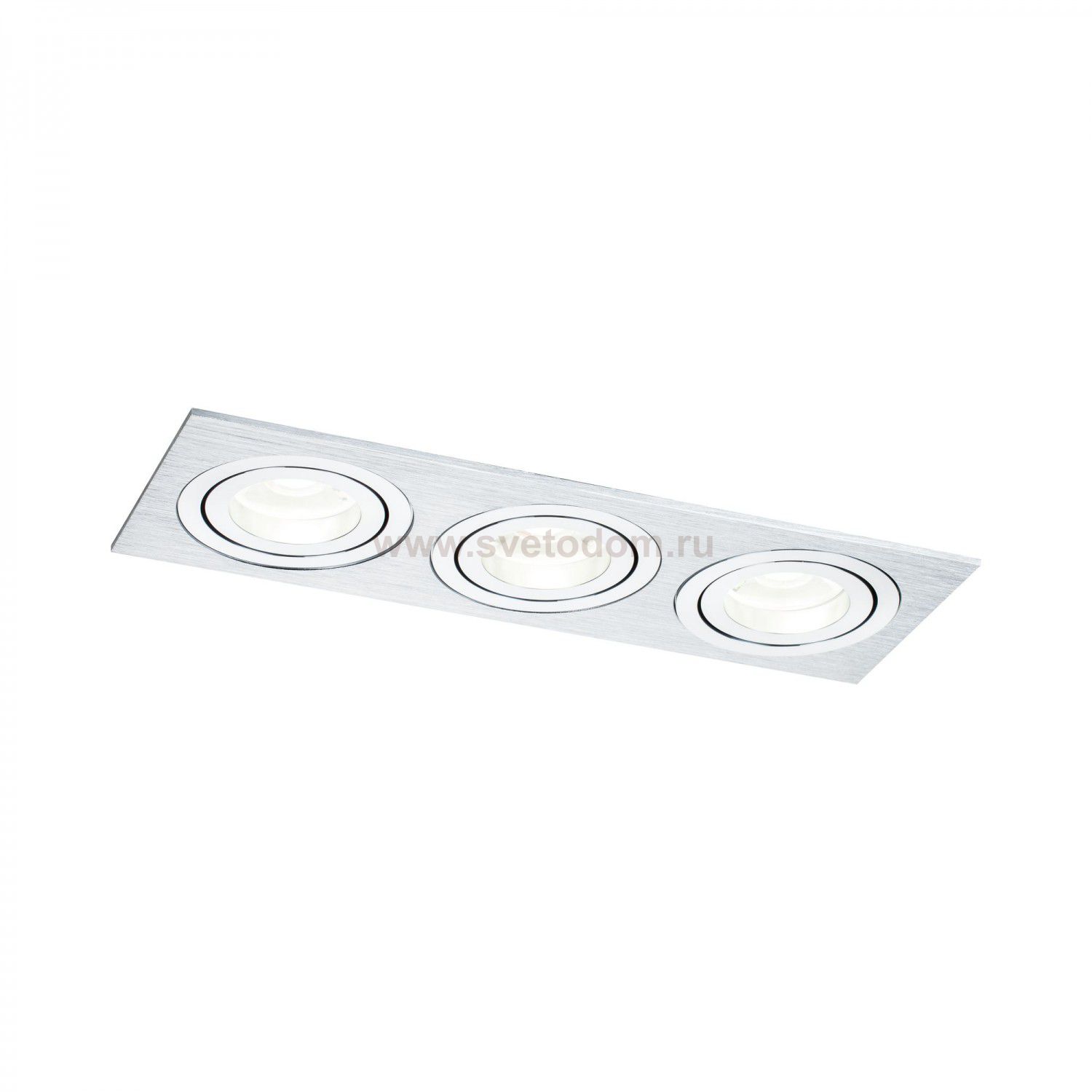 Светильник встраиваемый Maytoni DL024-2-03S серебро