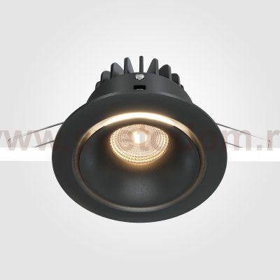 Встраиваемый светильник Maytoni DL031-L12W3K-D-B Yin
