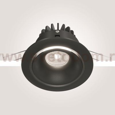 Встраиваемый светильник Maytoni DL031-L12W4K-D-B Yin