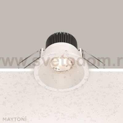 Встраиваемый светильник Maytoni DL034-01-06W3K-W Zoom