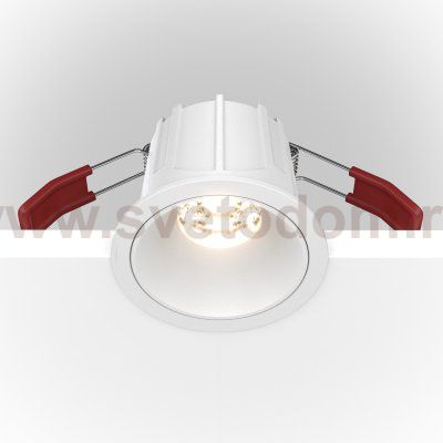 Встраиваемый светильник Maytoni DL043-01-10W3K-D-RD-W Alfa LED