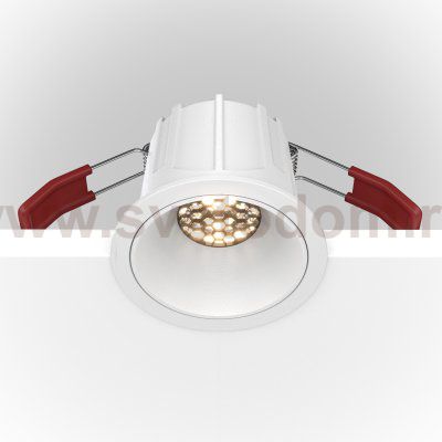 Встраиваемый светильник Maytoni DL043-01-10W3K-D-RD-W Alfa LED