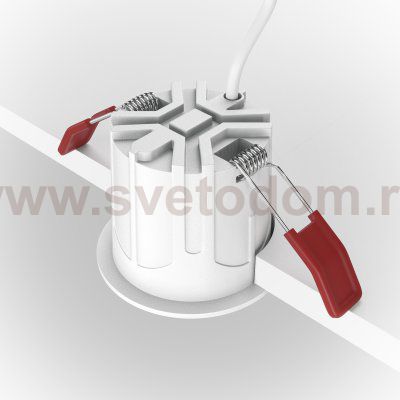 Встраиваемый светильник Maytoni DL043-01-10W3K-D-RD-W Alfa LED