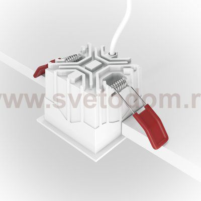 Встраиваемый светильник Maytoni DL043-01-10W3K-D-SQ-W Alfa LED