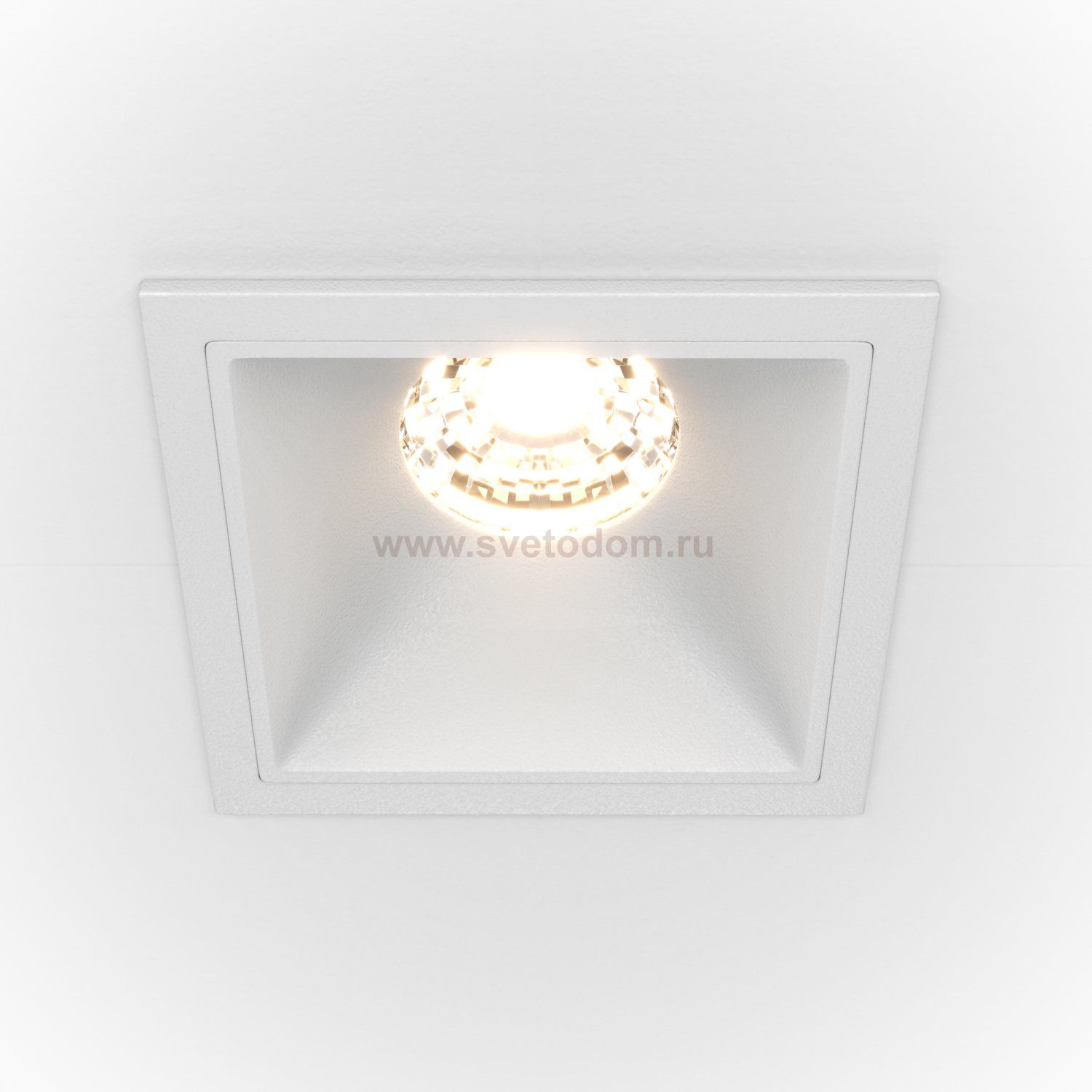 Встраиваемый светильник Maytoni DL043-01-10W3K-D-SQ-W Alfa LED