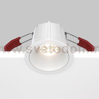 Встраиваемый светильник Maytoni DL043-01-10W3K-RD-W Alfa LED